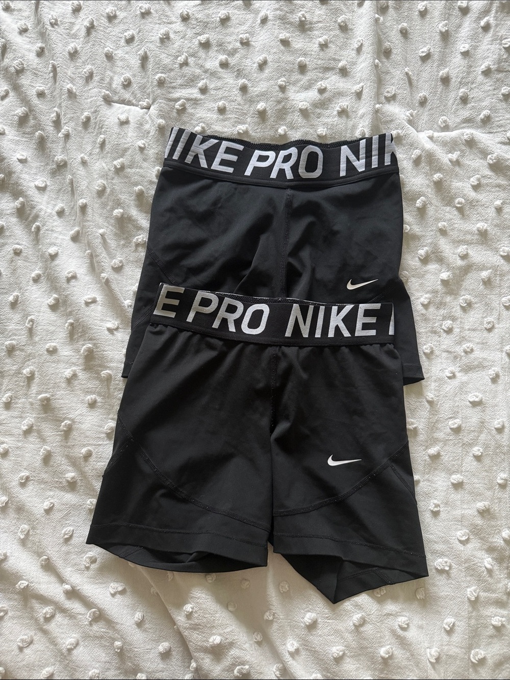 Nike Black Girls' Performance Bike Shorts - 2 Pack